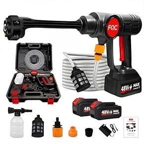 充電式高圧清浄器(Black)ArtizanTool 楽天市場】収納ケース付き 新型充電式高圧洗浄機 （黒色）改良版